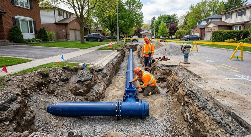 Water Main Repair project example